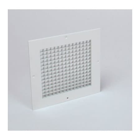 American Louver/Plasticade American Louver Eggcrate Return Grille, Surface Mount, 12in x 12in, White, PK5 AG-12X12-RSW-5PK